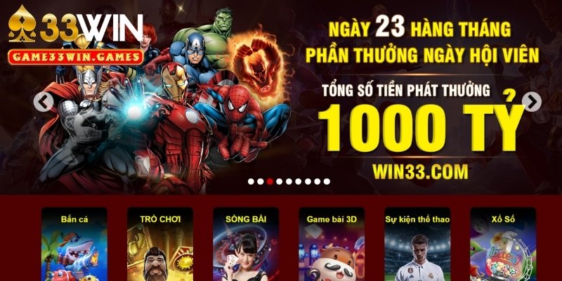 Nạp tiền 33Win và những ưu điểm nổi bật
